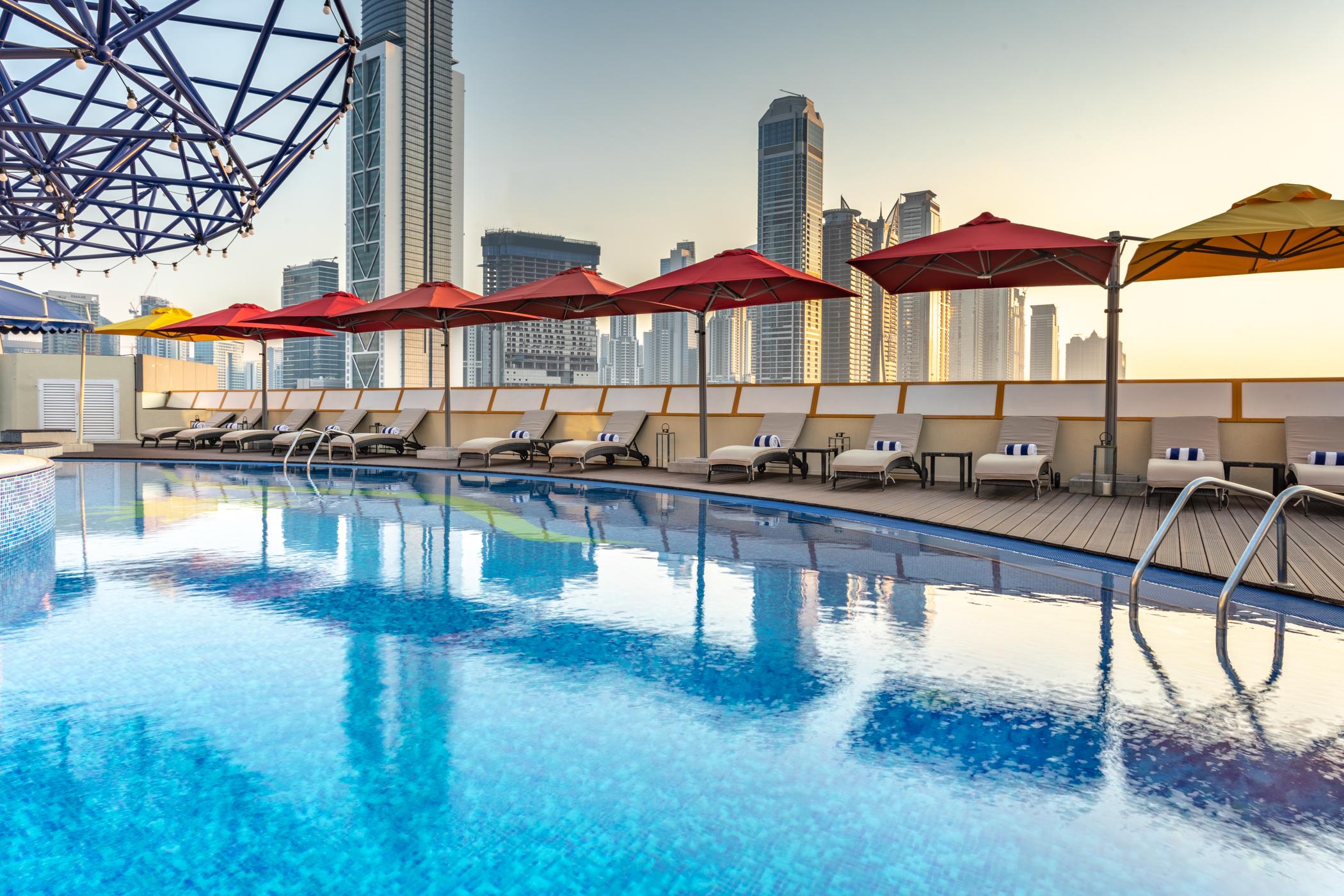 Leva Hotel Mazaya Centre Dubai Dış mekan fotoğraf